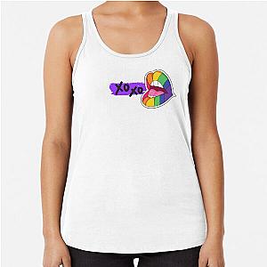 Pride Flag Lips Racerback Tank Top
