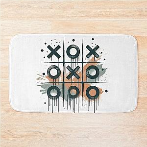 Tic Tac Toe Game Board x lover Bath Mat