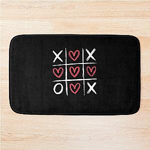 Valentines Day Tic Tac Toe Bath Mat