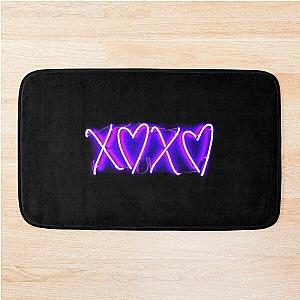 Xo Heart Neon Light Bath Mat
