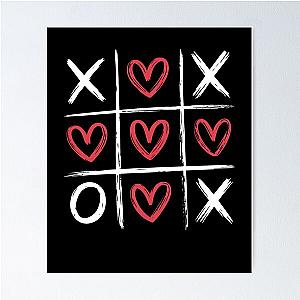 Valentines Day Tic Tac Toe Poster