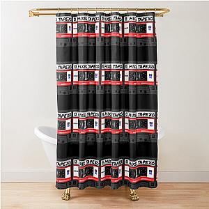 Mixed Tape Shower Curtain