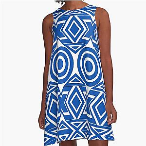 XO Game Circle and the Cross A-Line Dress