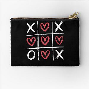 Valentines Day Tic Tac Toe Zipper Pouch
