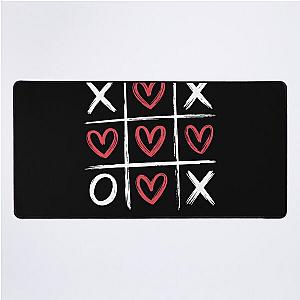 Valentines Day Tic Tac Toe XO Desk Mat