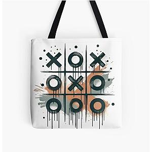 Tic Tac Toe Game Board xo lover All Over Print Tote Bag