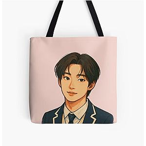Min Ho from XO Kitty All Over Print Tote Bag