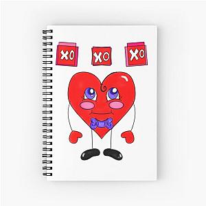 Xo Heart Spiral Notebook