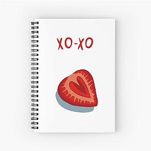 Strawberry love Spiral Notebook