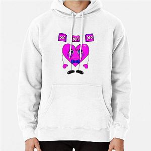 Xo Heart Purple Pullover Hoodie