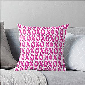 Pink Print Throw Pillow