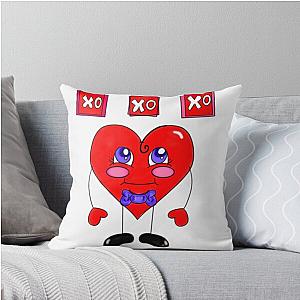 Xo Heart Throw Pillow