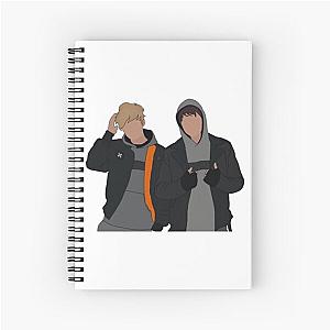 sam and colby      Spiral Notebook