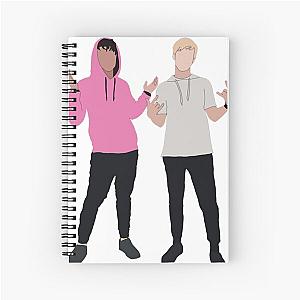 Sam and Colby    Spiral Notebook