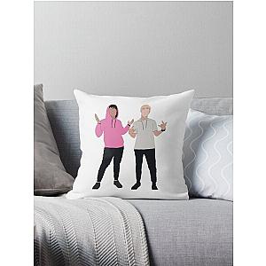 Sam and Colby    Throw Pillow