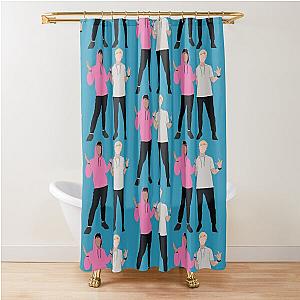 Sam and Colby  Shower Curtain