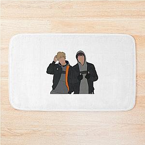 sam and colby      Bath Mat