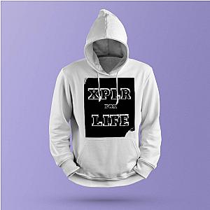 Xplr Hoodie Classic Celebrity Hoodie Background Logo Hoodie