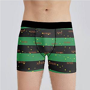 Xplr Boxers Custom Photo Boxers Men's Underwear Striped Printed Boxers Black