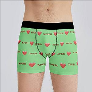 Xplr Boxers Custom Photo Boxers Men's Underwear Heart Boxers Green