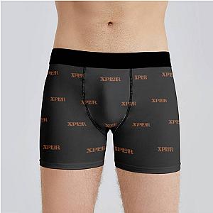 Xplr Boxers Custom Photo Boxers Men's Underwear Plain Black Boxers