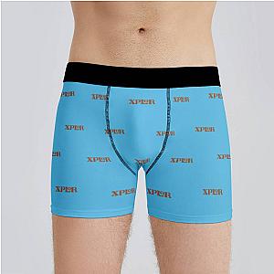 Xplr Boxers Custom Photo Boxers Men's Underwear Plain Blue Boxers