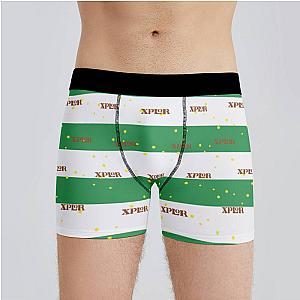 Xplr Boxers Custom Photo Boxers Men's Underwear Striped Printed Boxers White