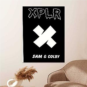Xplr Merch Poster Art Wall Poster Sticky Poster Gift for Fans Sam and Colby Fanfiction Poster