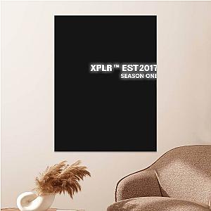 Xplr Merch Poster Art Wall Poster Sticky Poster Gift for Fans Season Shirt Poster