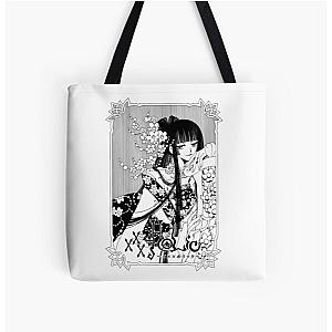 xxxHolic Bags - xxxHolic - Ichihara with Flowers All Over Print Tote Bag RB1301