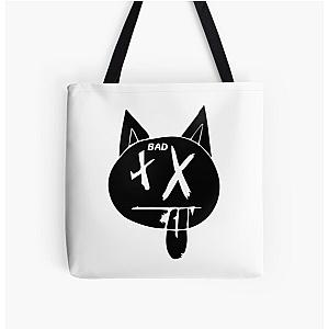 Funny cat Xxxtentacion Shop,Bad Vibes forever   All Over Print Tote Bag RB3010