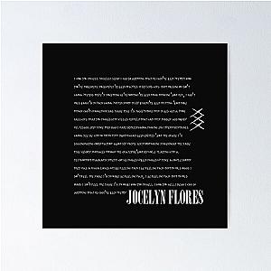Jocelyn flores lyrics, xxxtentacion, simple minimalist Poster RB3010