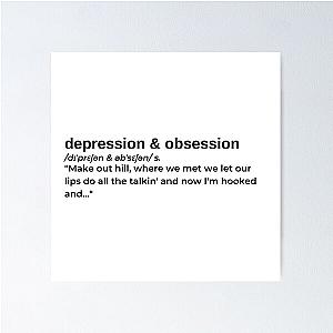 Depression & Obsession by XXXTentacion Poster RB3010