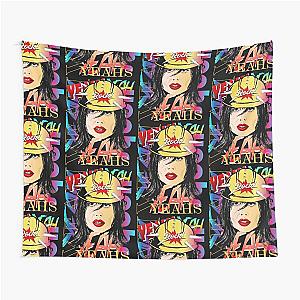 Girl yeah yeah yeahs Digital Art Tapestry