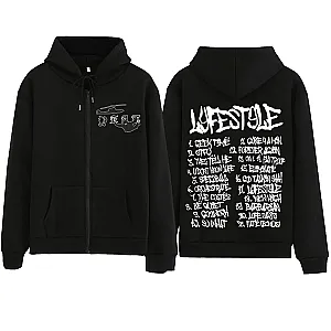 Yeat  Zipper Hoodie - Lyfestyle Zipper Hoodie