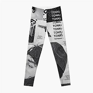 Yeat Leggings - Yeat Tonka Twizzy Retro Black And White Graphics Leggings RB1312