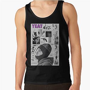 Yeat Tank Tops - Yeat Tonka Twizzy Retro Black And White Graphics Tank Top RB1312