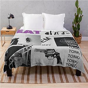 Yeat Blanket - Yeat Tonka Twizzy Retro Black And White Graphics Throw Blanket RB1312