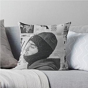 Yeat Pillows - Yeat Tonka Twizzy Retro Black And White Graphics Throw Pillow RB1312