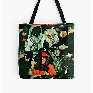 Yeat Bags - Yeat tribute collage poster design 2022 All Over Print Tote Bag RB1312