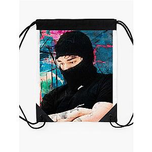 Yeat Balaclava Abstract Painting Graphic Design  Drawstring Bag Premium Merch Store