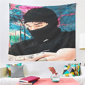 Yeat Balaclava Abstract Painting Graphic Design  Tapestry Premium Merch Store