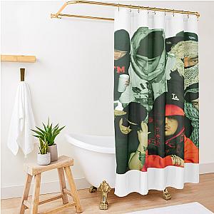 Yeat Tribute Collage Design 2022 Shower Curtain Premium Merch Store