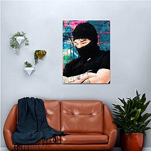 Yeat Balaclava Abstract Painting Graphic Design  Canvas Print Premium Merch Store