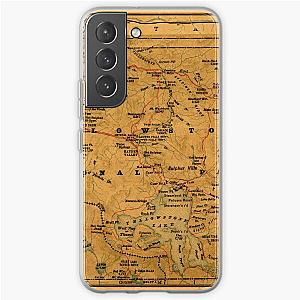 Map Of Yellowstone 1880 Samsung Galaxy Soft Case RB1608