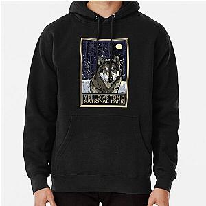 Yellowstone National Park retro  Pullover Hoodie RB1608