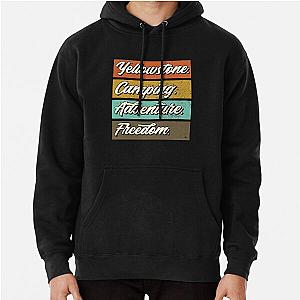 Yellowstone park.Camping adventure Pullover Hoodie RB1608