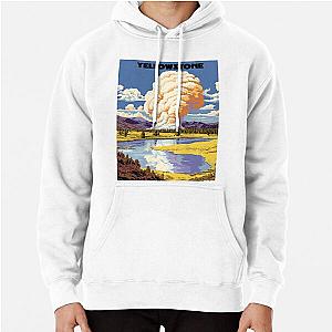 Yellowstone Old Faithful National Park  Pullover Hoodie RB1608