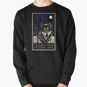 Yellowstone National Park retro  Pullover Sweatshirt RB1608