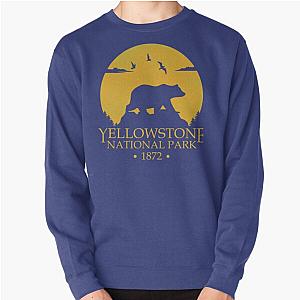 Yellowstone Vintage Retro Bear USA National Park Souvenir Pullover Sweatshirt RB1608